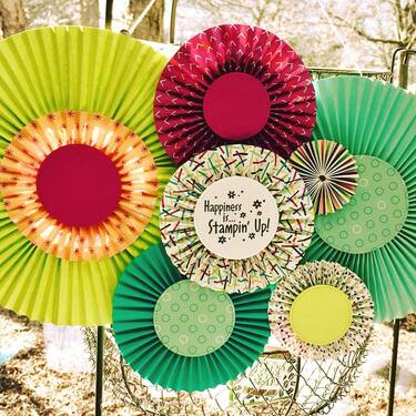 Happiness is stampin up spirals
