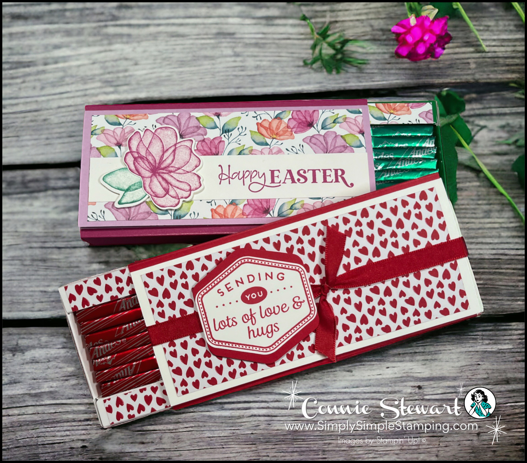 Andes mint holiday boxes