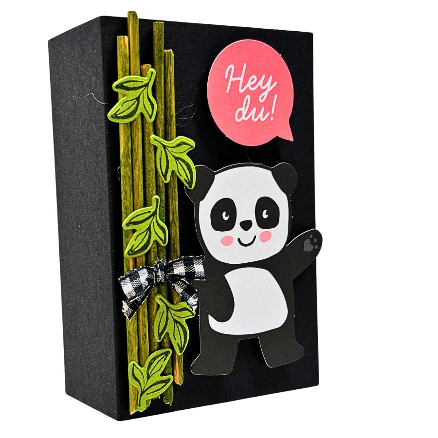 Panda box basteln