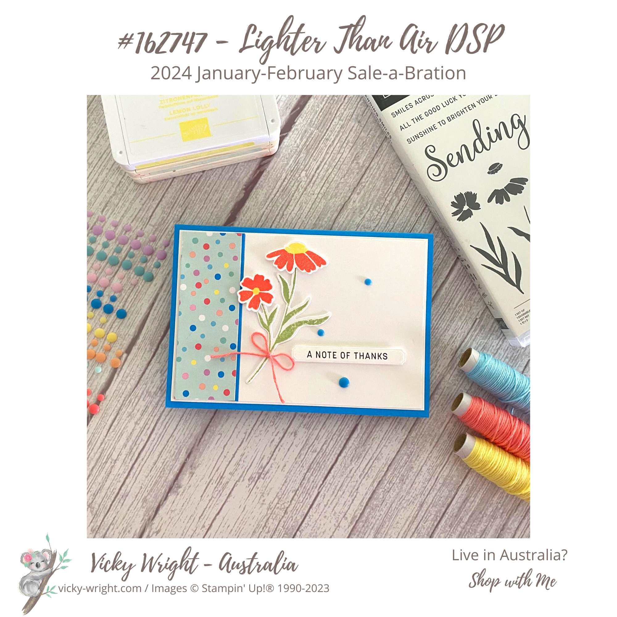 Lighter than air dsp vicky wright stampin up 1c