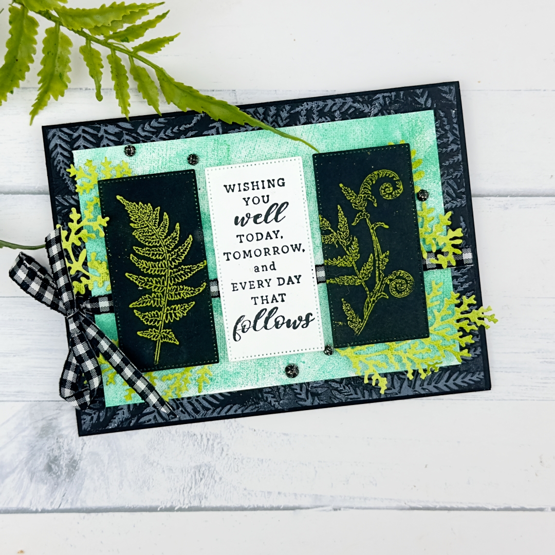 Wild ferns wishing you well card