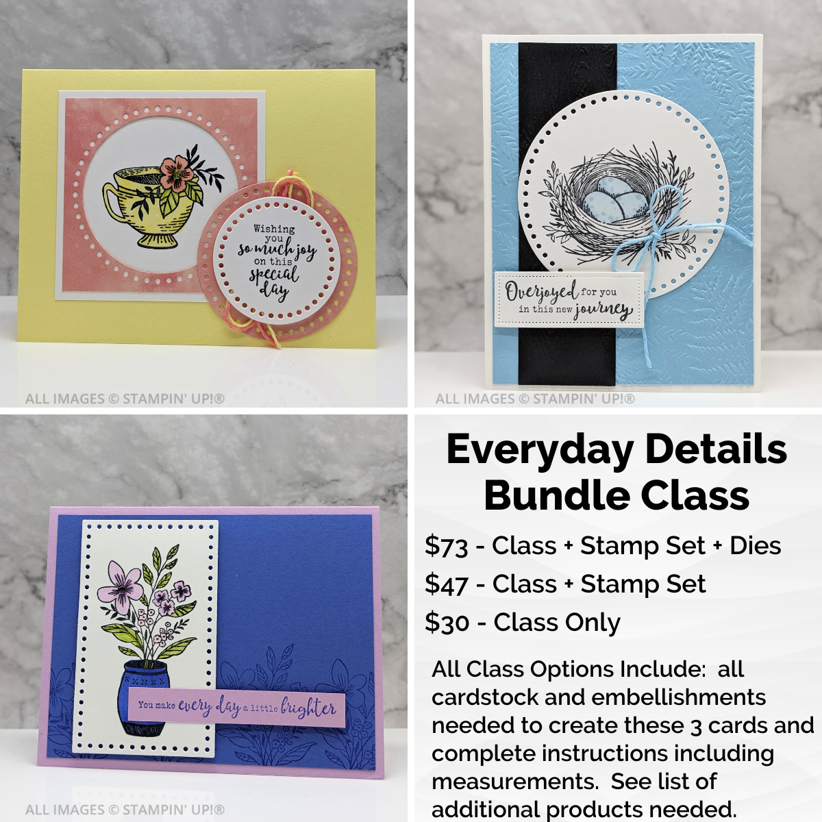 Everyday details bundle class