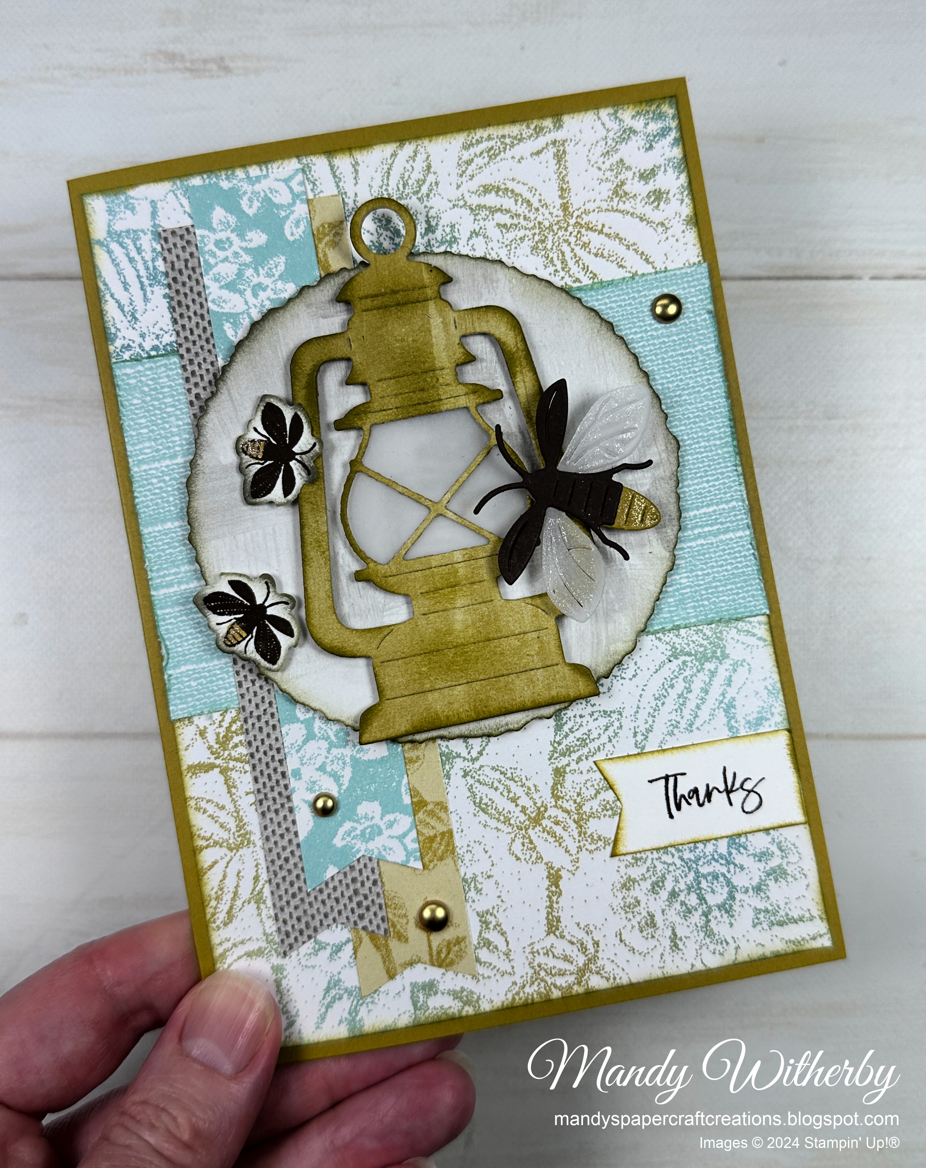Lantern lighting the way card 1