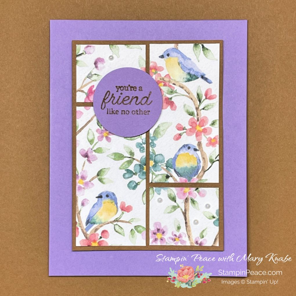 Stampin  up  easter bunny stamp set   flight   airy dsp   mary knabe