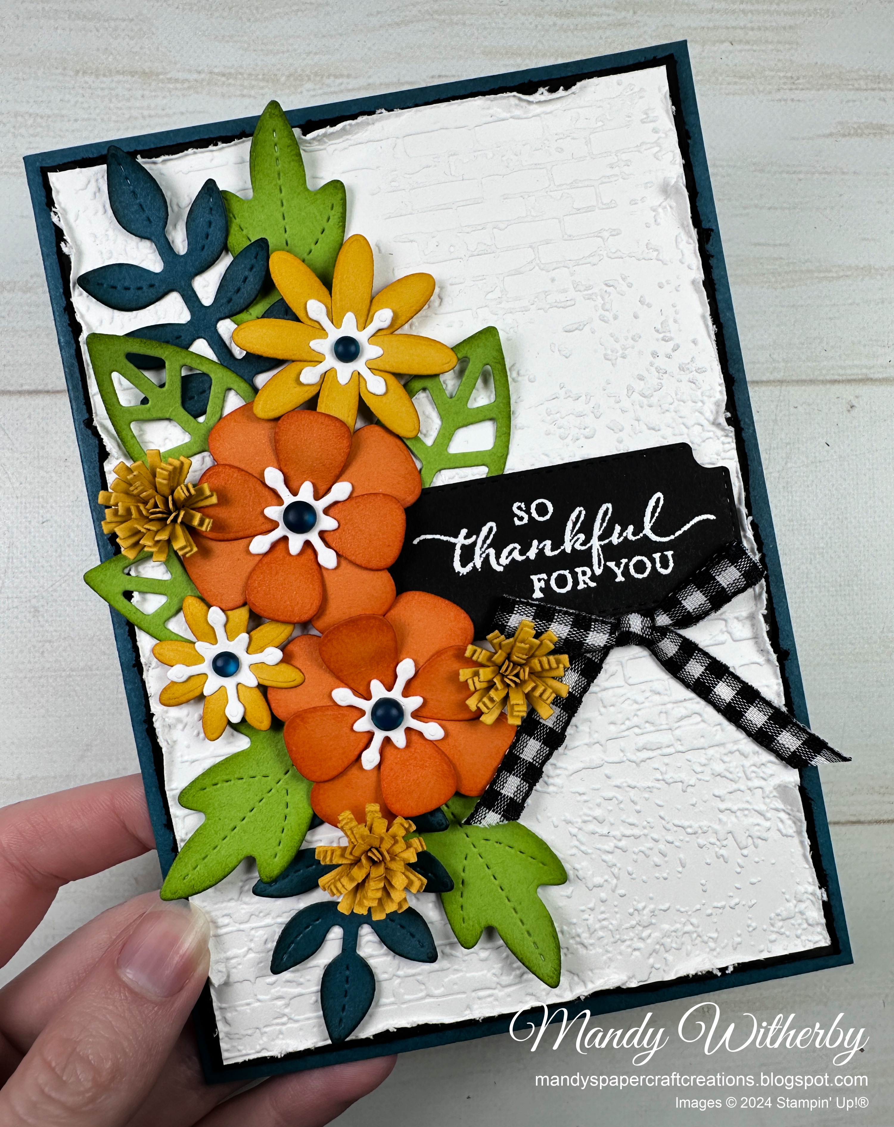 Colour challenge with paper florist dies