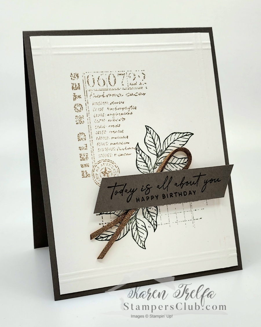 Note of nature simple card