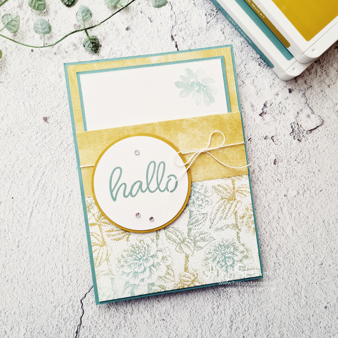 Stampin up   happy stampin   inspiratie en verkoop   textured floral