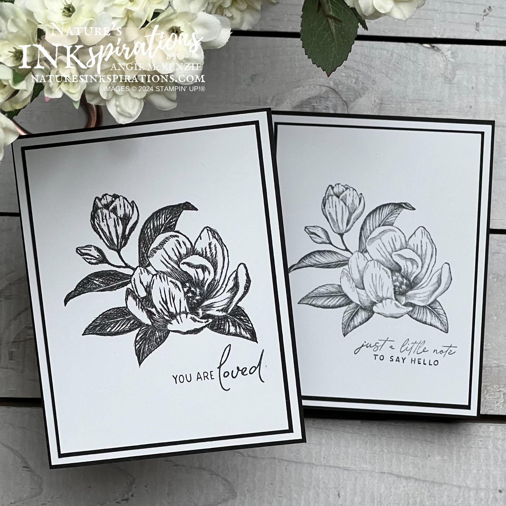 Stampin  up  magnolia mood card   mar 2024  3 