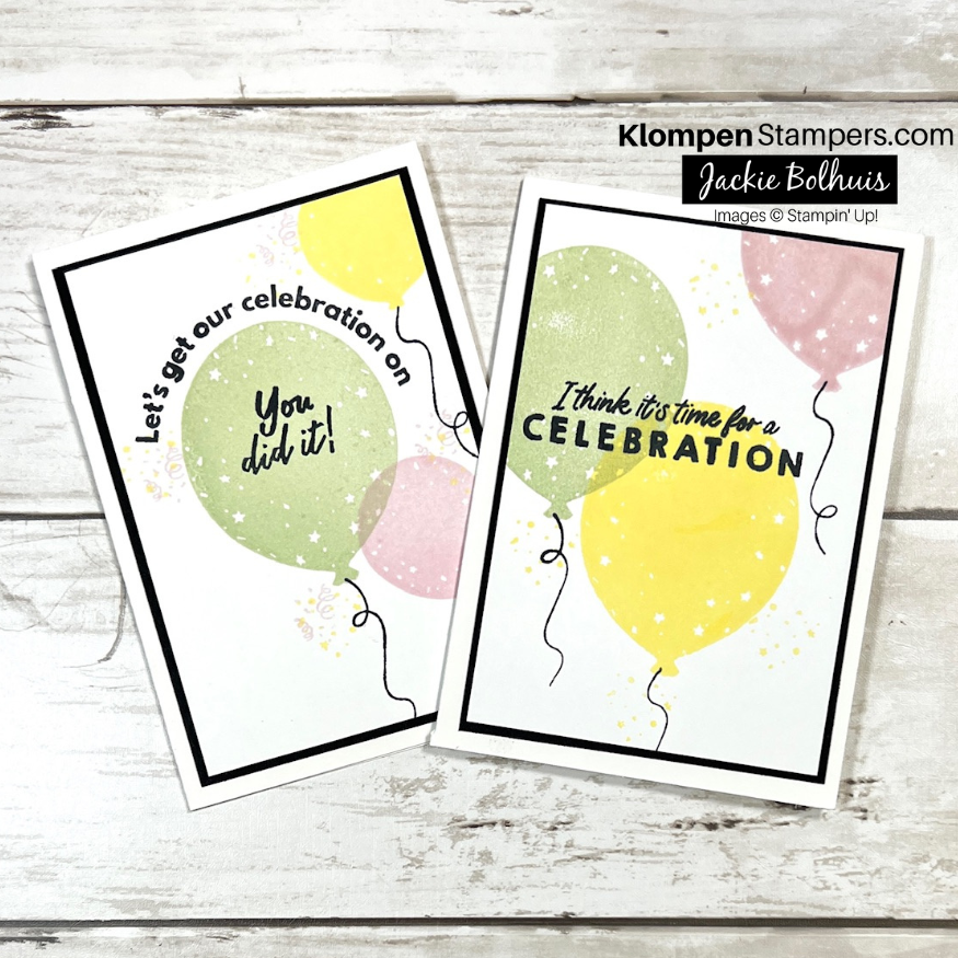 Beautiful balloons cards