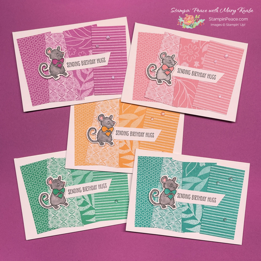 Stampin  up  hearts   hugs stamp set   mary knabe