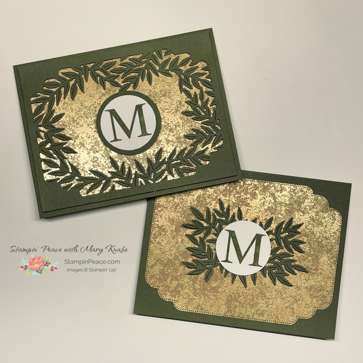 Stampin  up  classic letters stamp set   citrus blooms dies   mary knabe