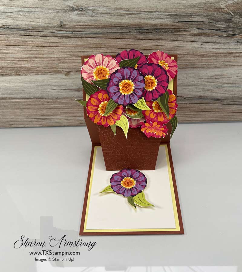Flower pot fun fold  1 