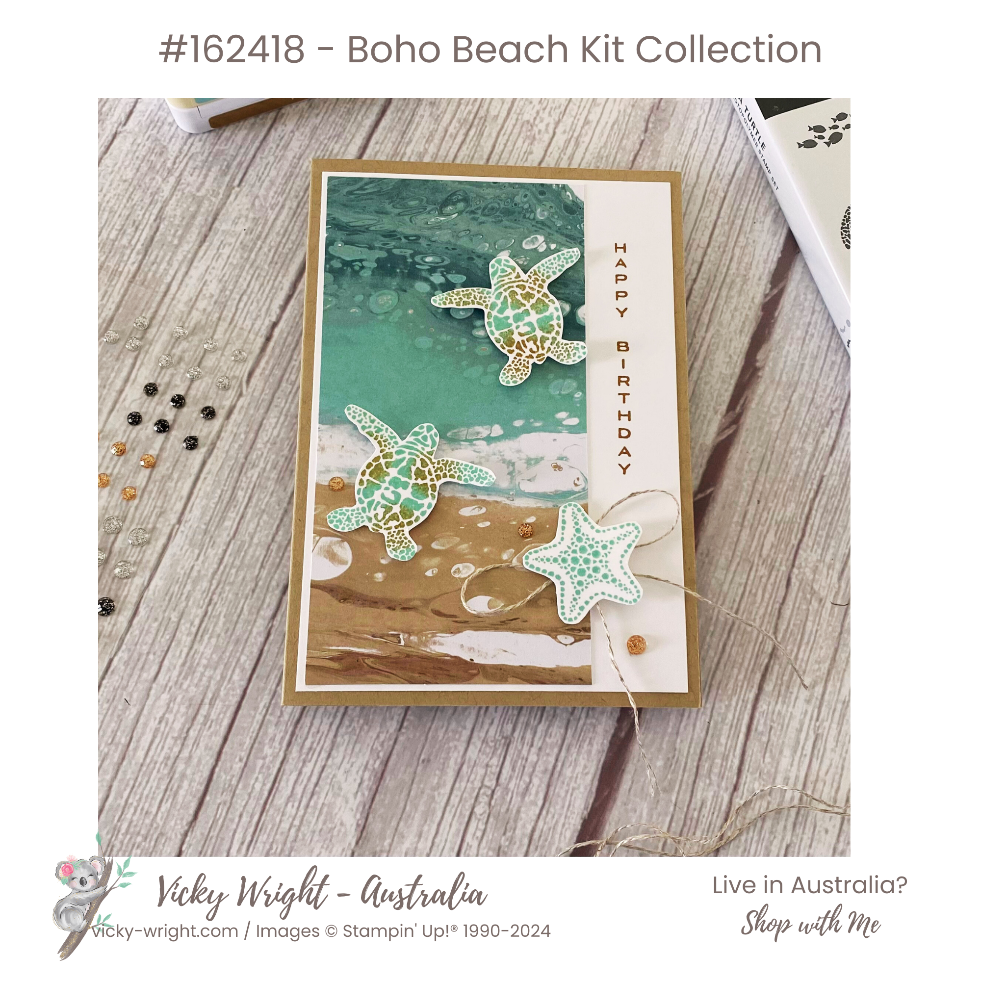 Boho beach kit collection vicky wright stampin up 1