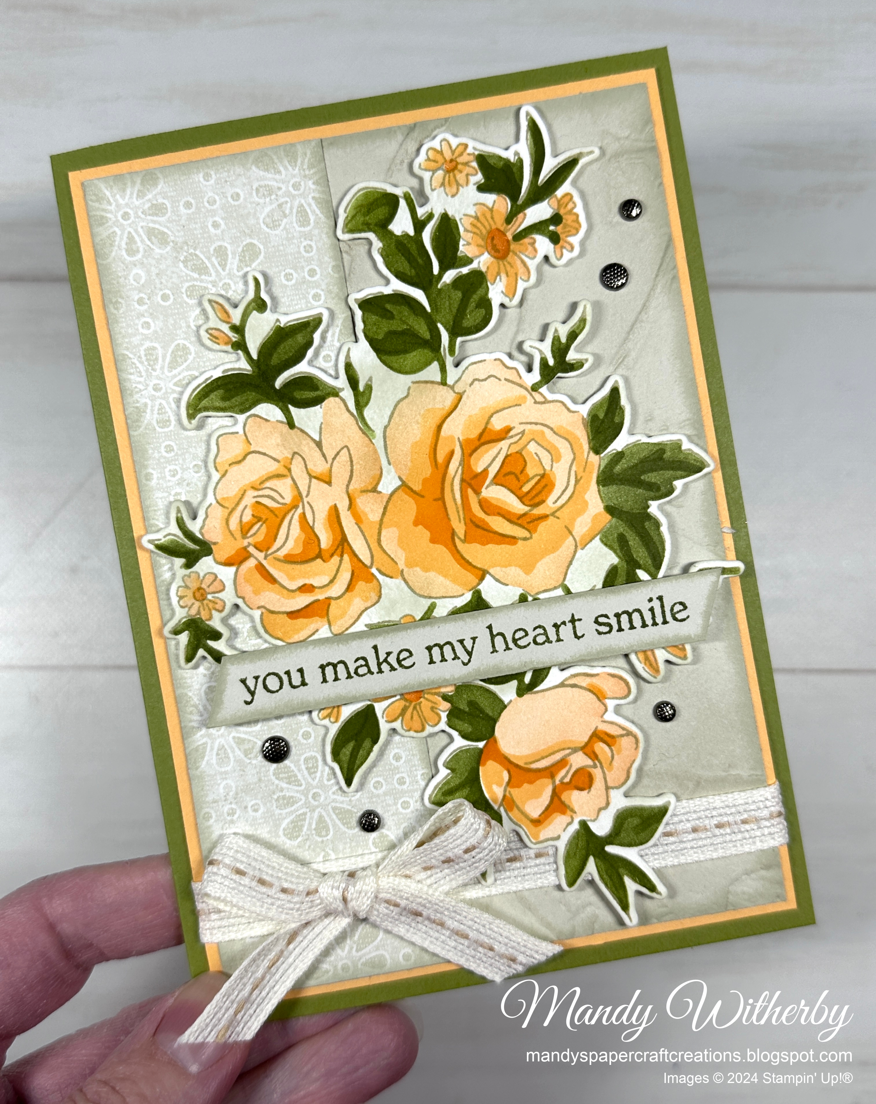 Vintage layers of beauty card