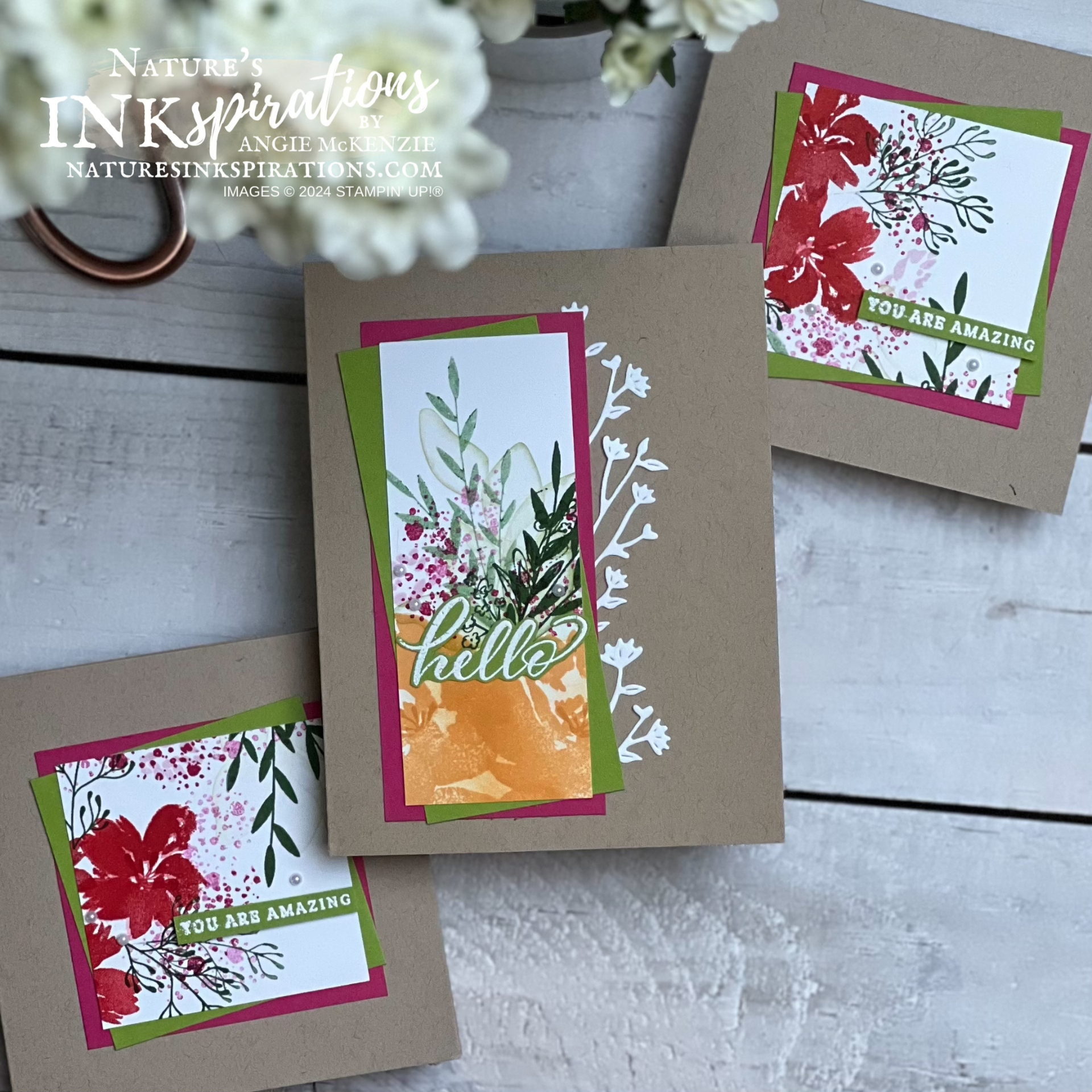 Stampin  up  textured floral   one sheet wonder   may 2024  4 