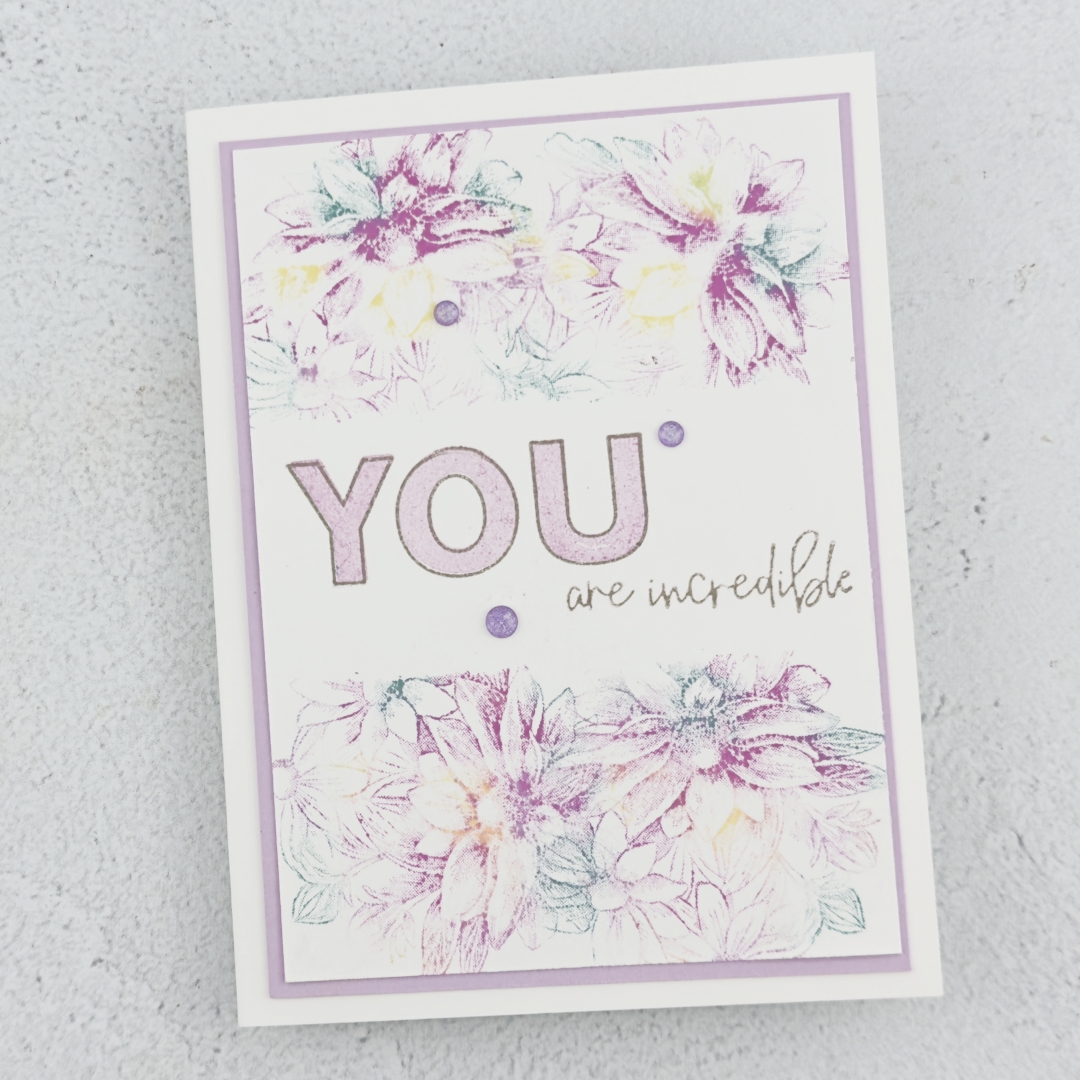 Happy little things inspirational sketches stampin up wetwipe technique