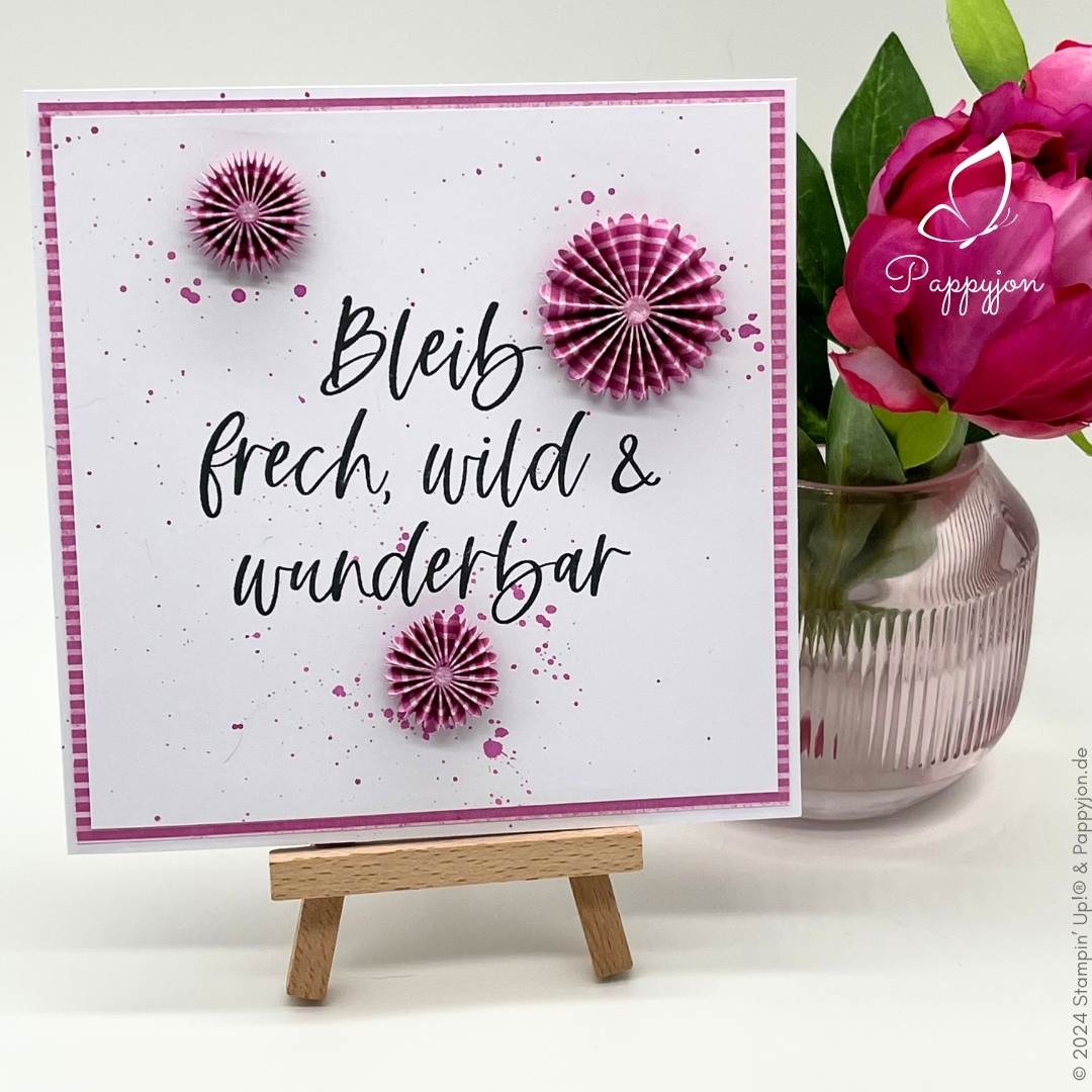 Karte frech wild wunderbar