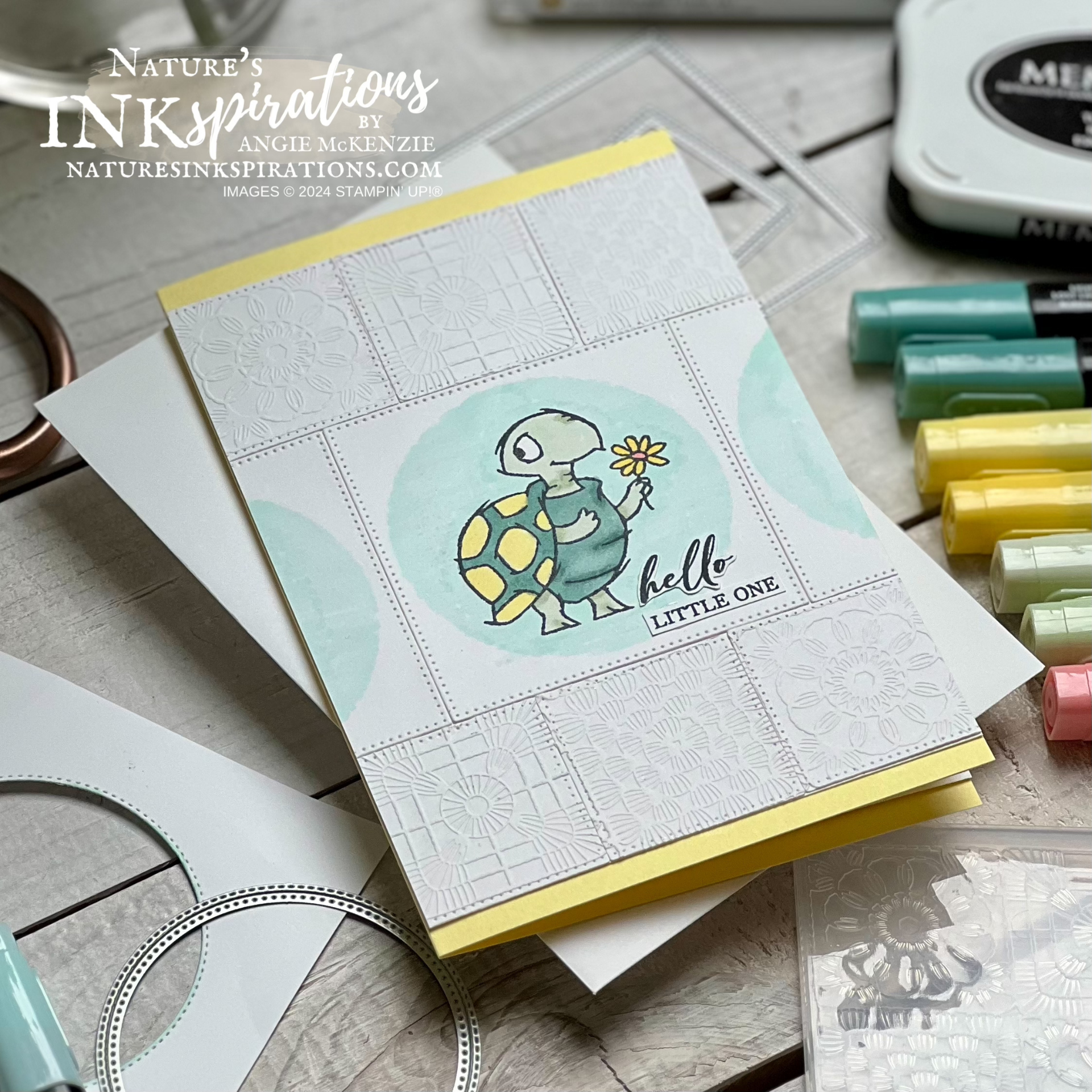Stampin  up  playing in the rain cute crochet   june 2024  3 