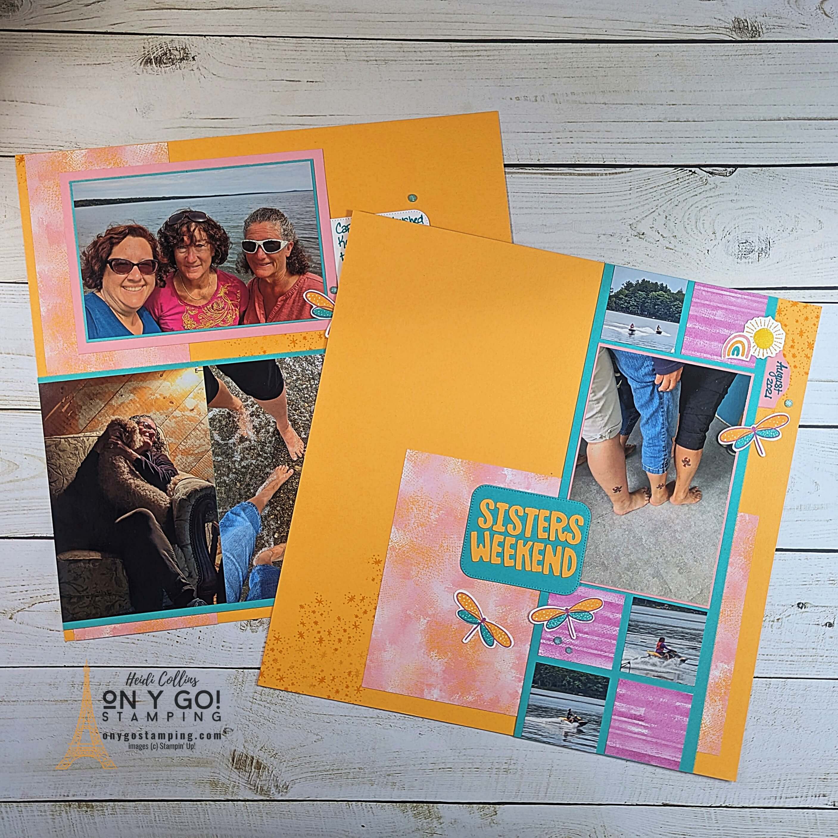 Happiest day scrapbook page group