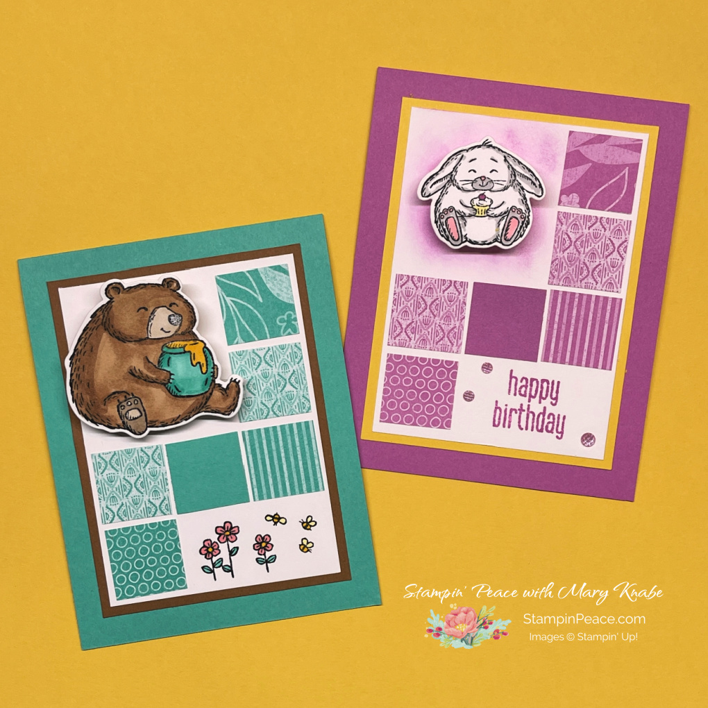 Stampin  up  fluffiest friends   mary knabe