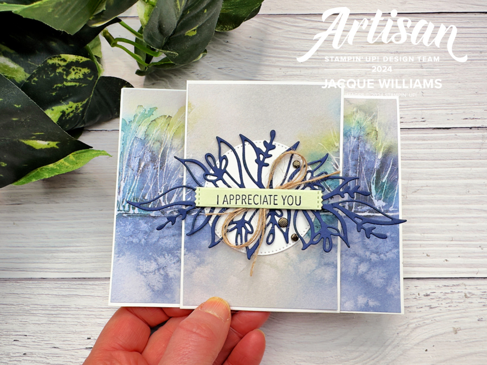 Stampin up thoughtful wishes journey fun fold nz artisan classes cards blog