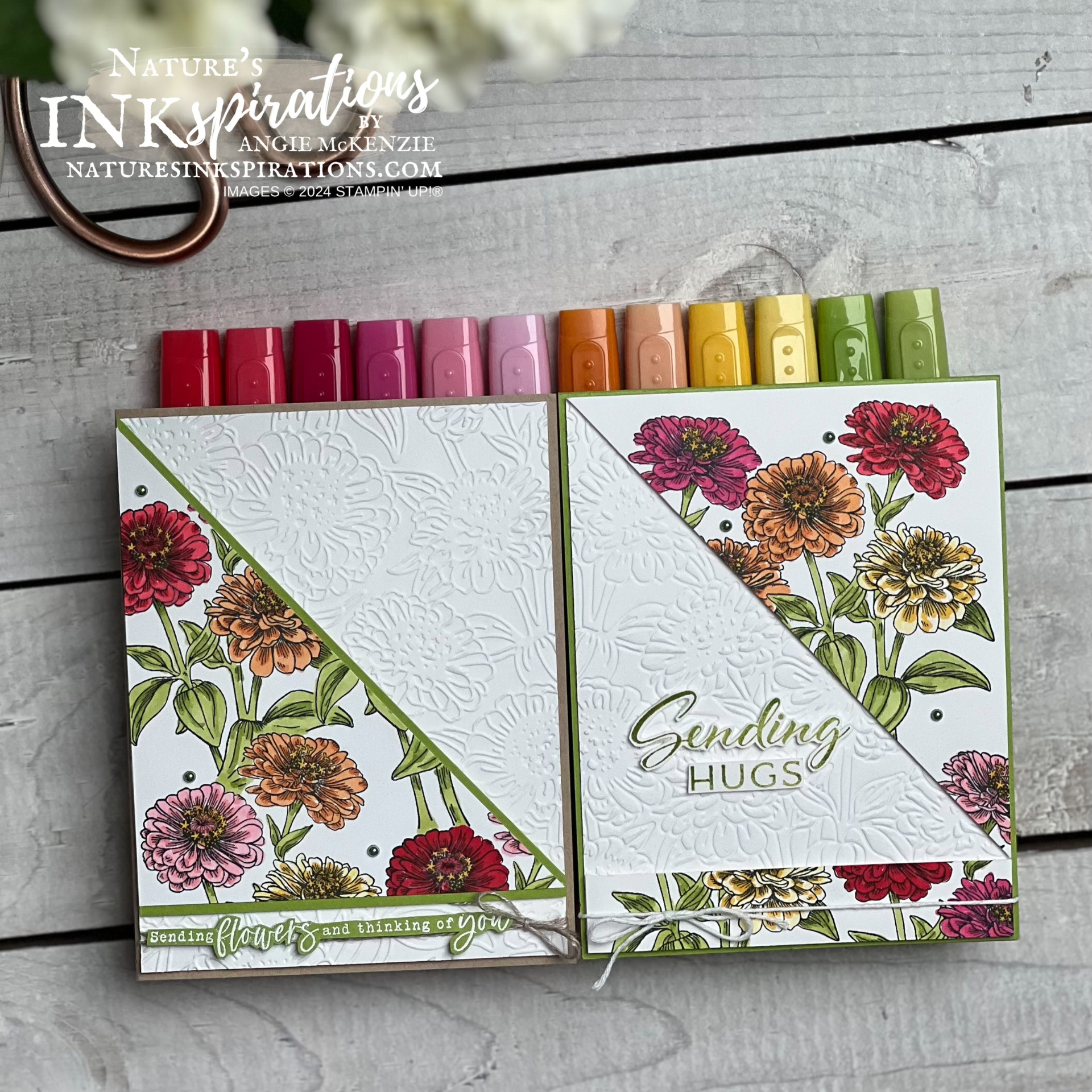 Stampin  up  simply zinnia double take   june 2024  16 