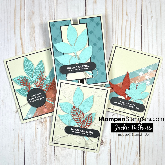 Changing leaves fun fold cards
