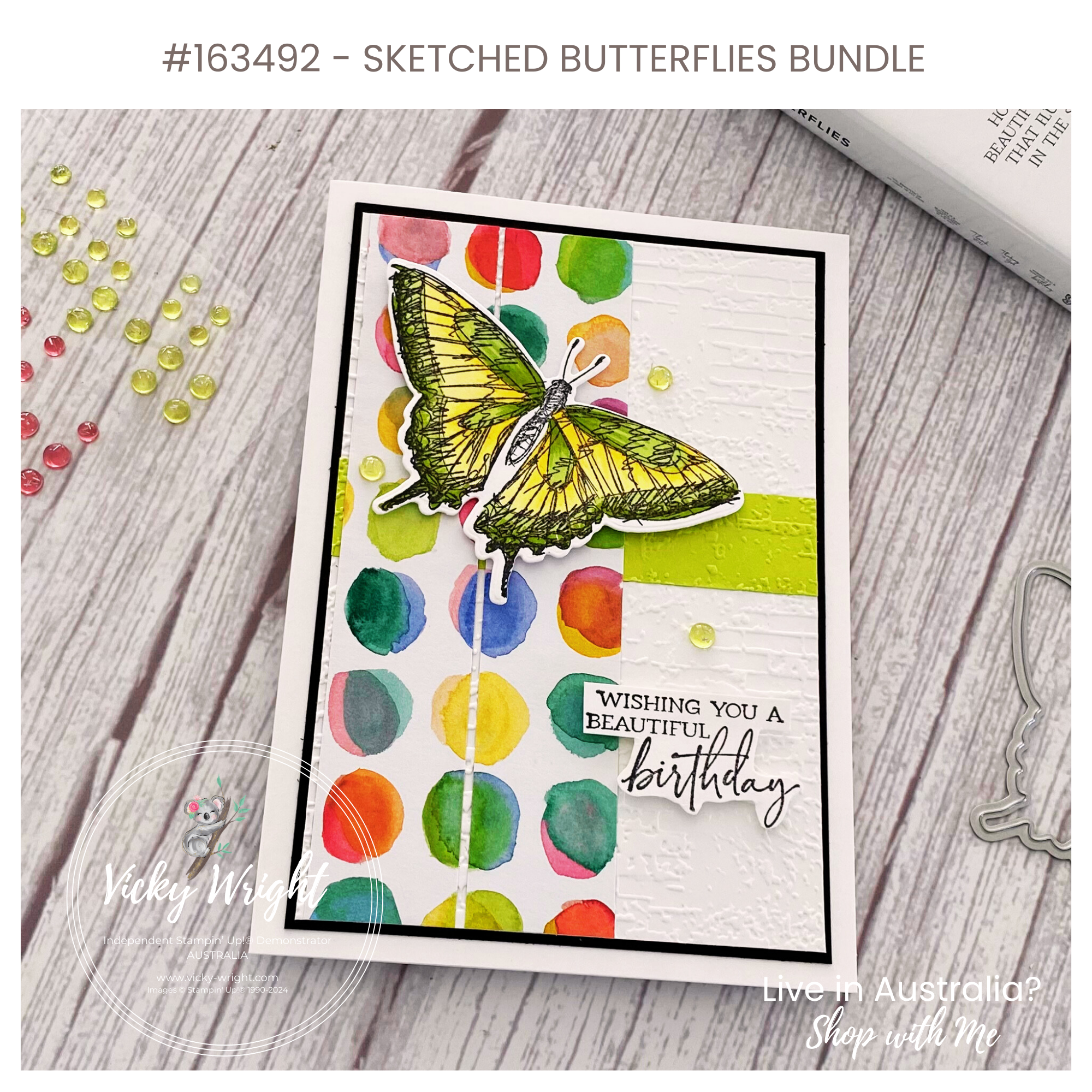 Sketched butterflies bundle vicky wright stampin up 2