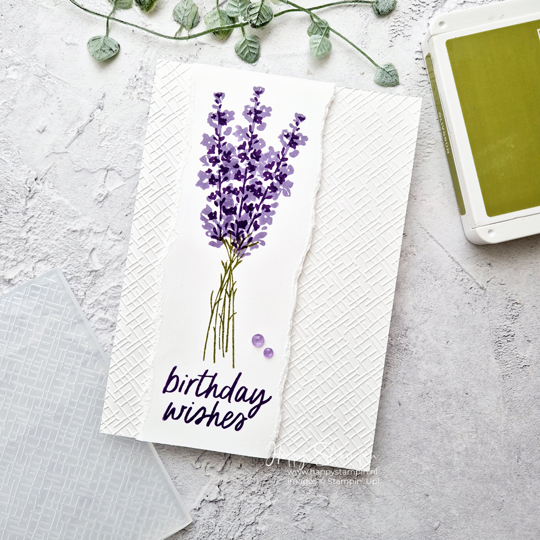 Stampin up   happy stampin   inspiratie en verkoop   painted lavender