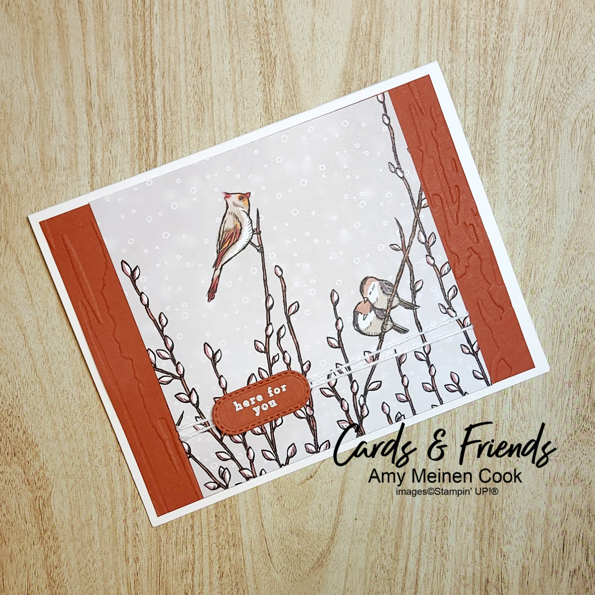Nests of winter stampin  up  amy meinen cardsandfriends