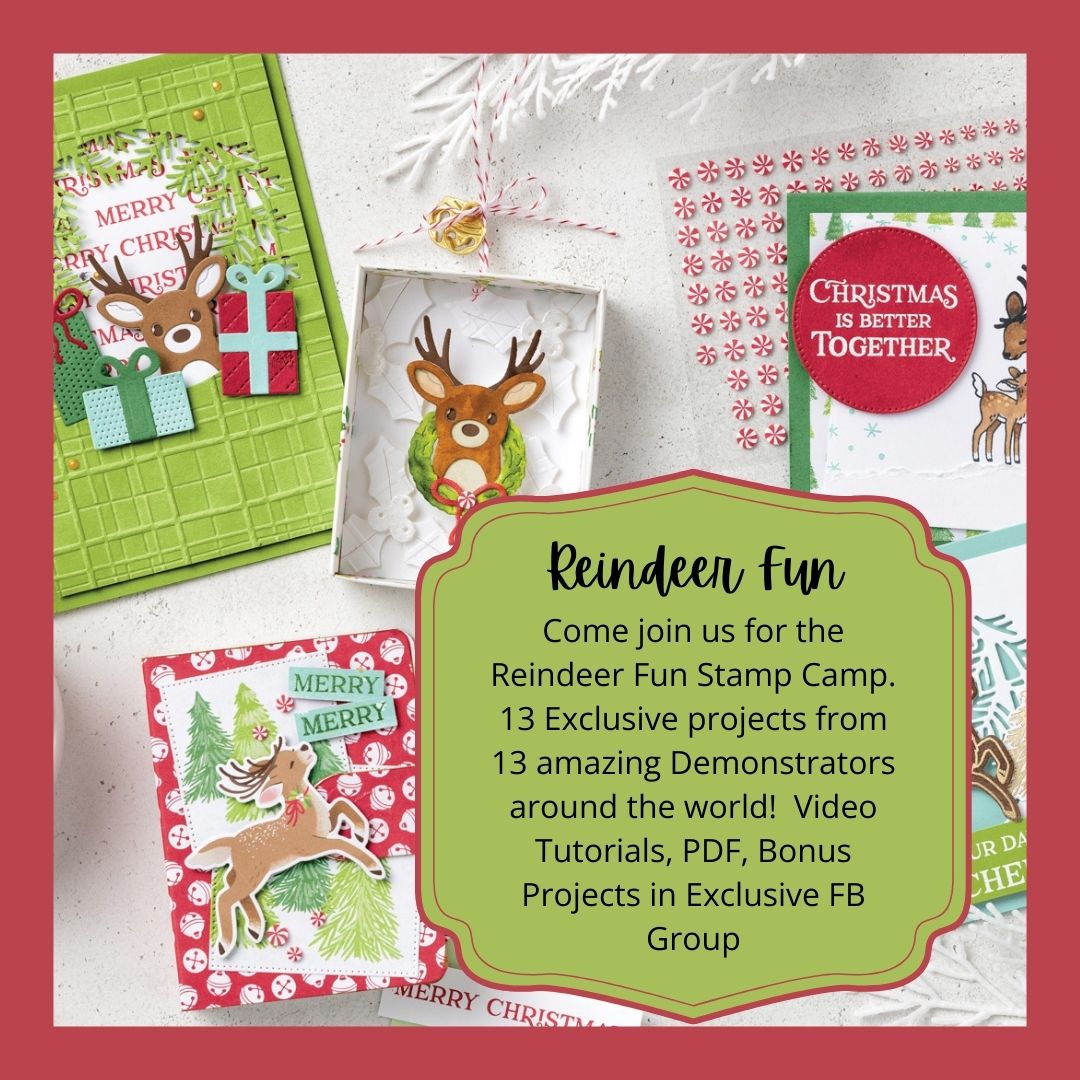 Reindeer fun stamp camp image