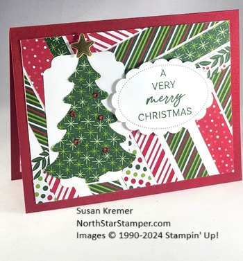 Stampin up decorative trees north star stamper  3 