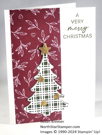 Stampin up decorative trees north star stamper  7 
