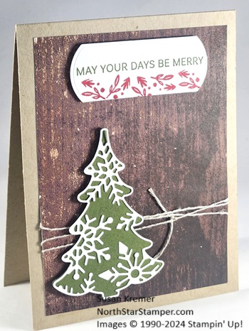 Stampin up decorative trees north star stamper  5 