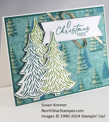 Stampin up decorative trees north star stamper