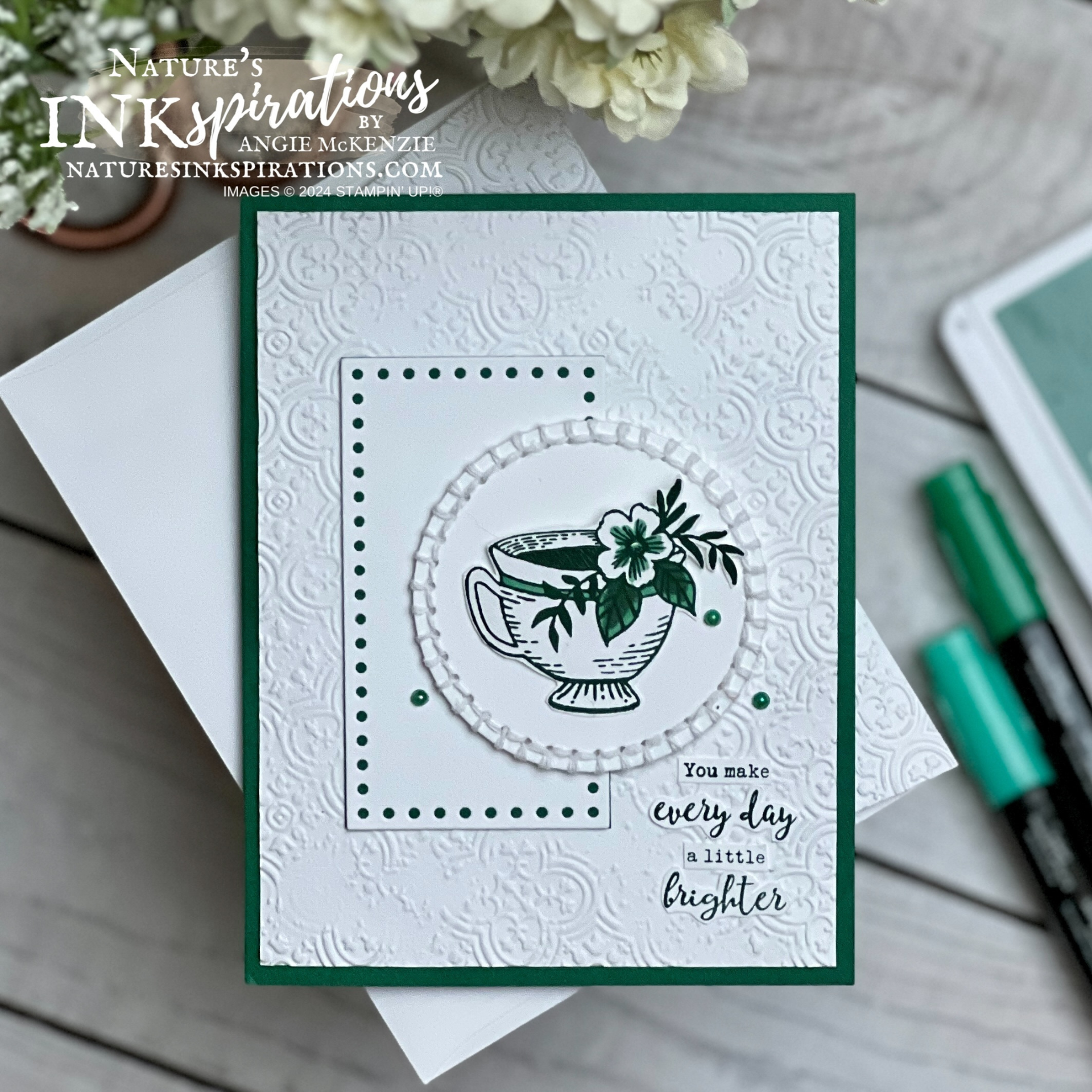 Stampin  up  everyday details in shaded spruce    september 2024  4 