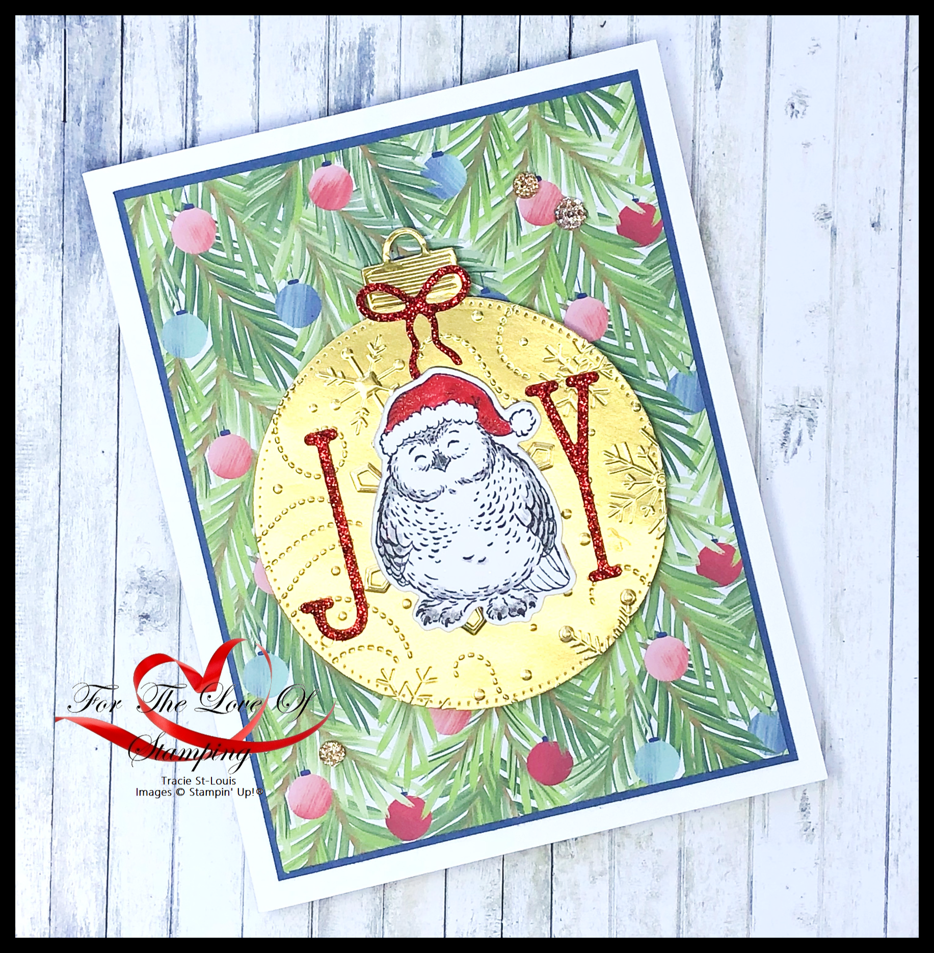 Christmas friends owl ornament