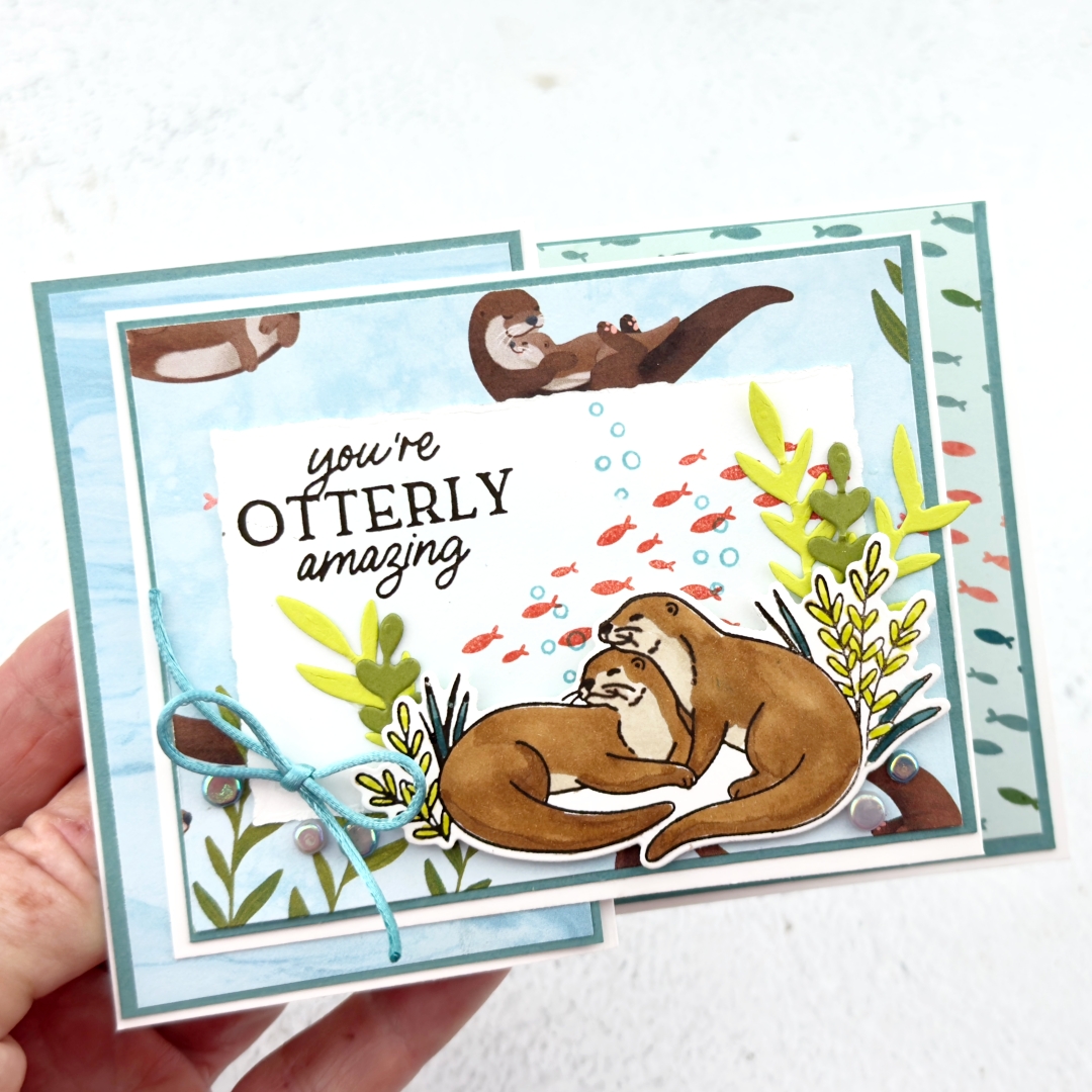 Otterly amazing adorable fun fold