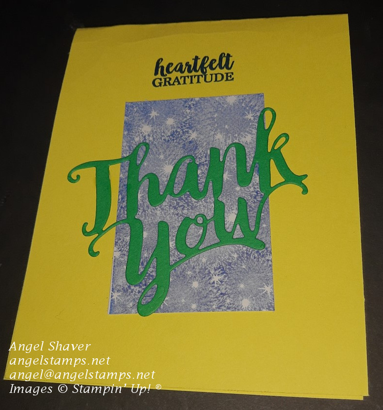 Thank you 2018 2020 in colors outside