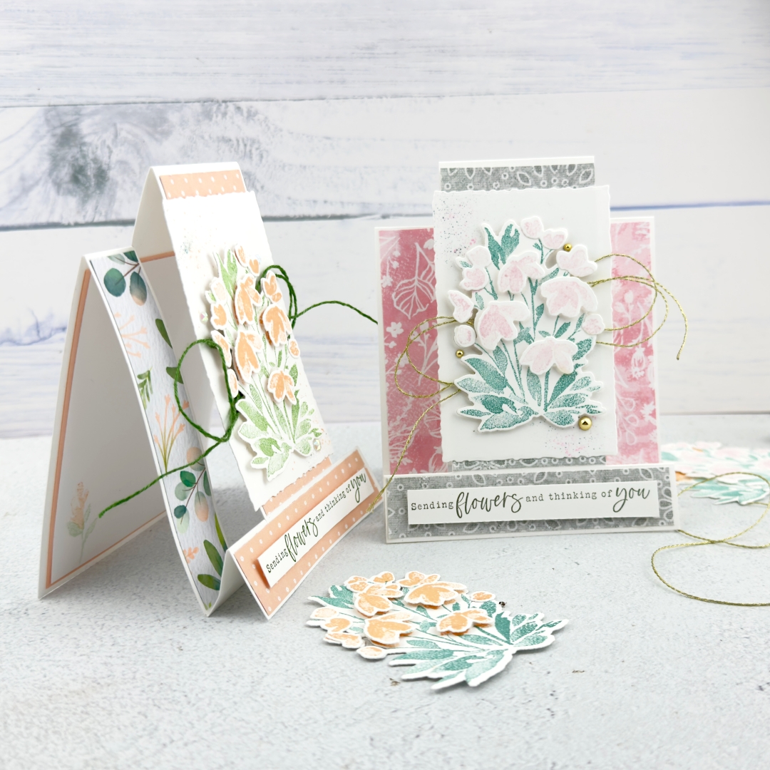 Pretty petals sending flowers step card