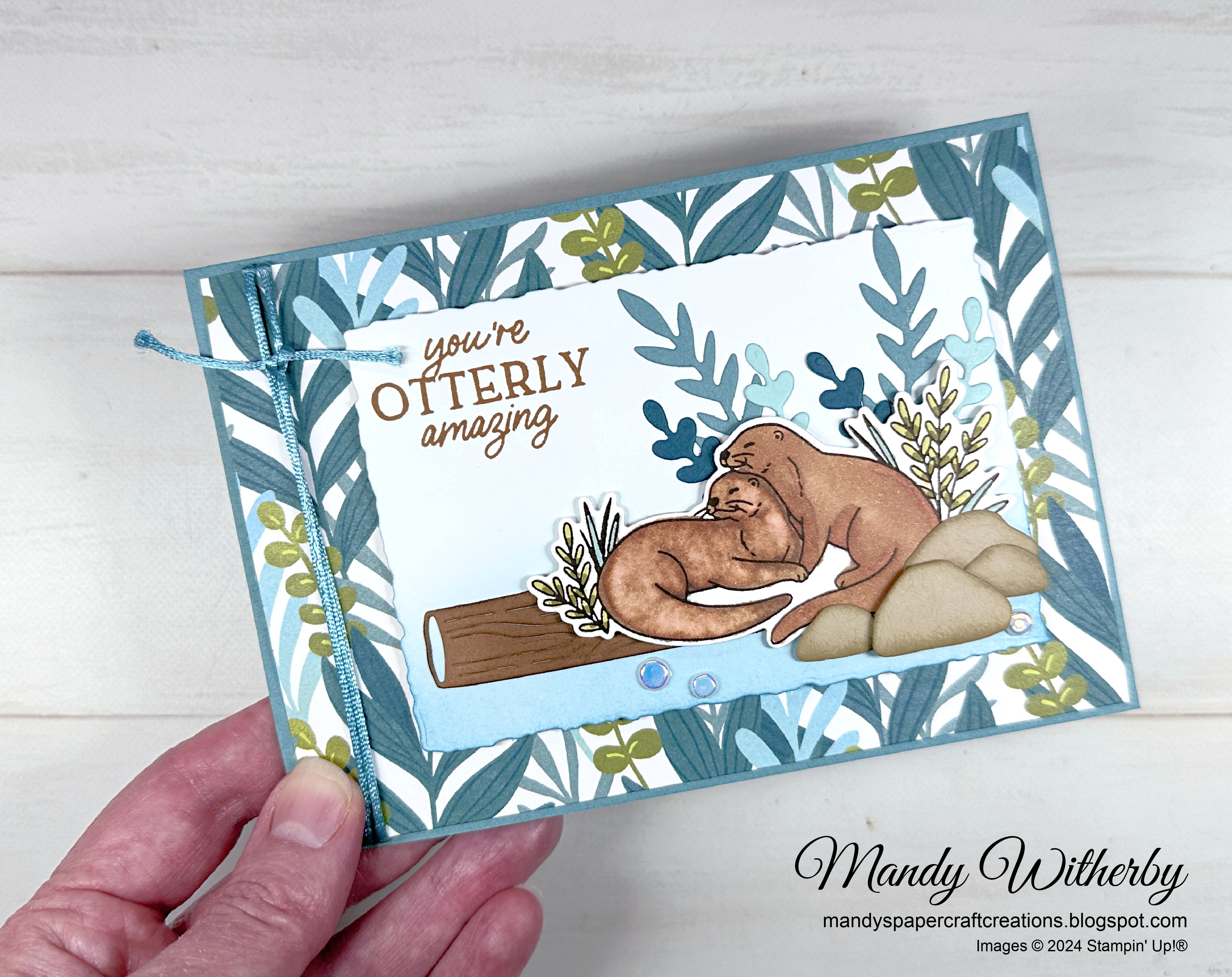 Otterly adorable cuddles card 1