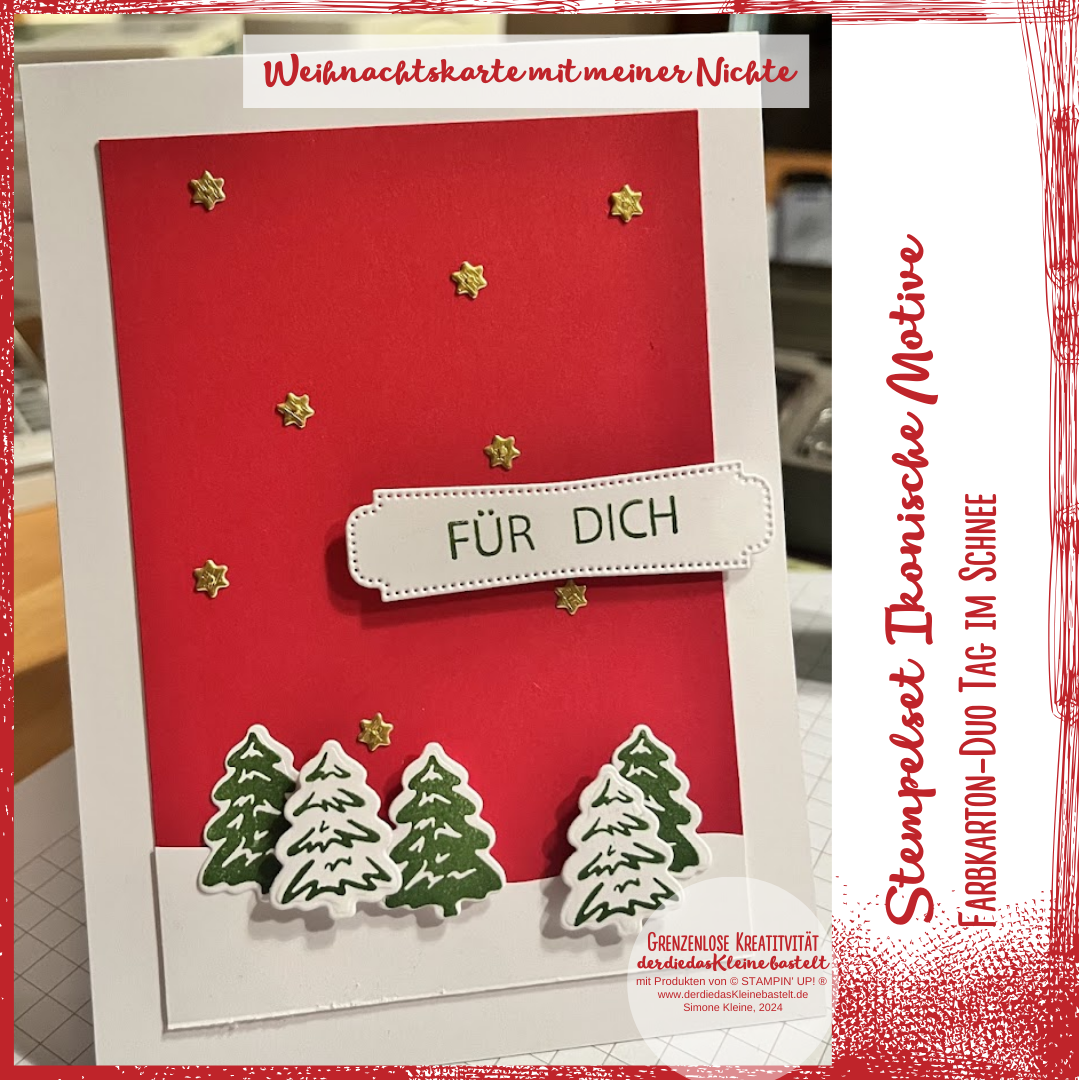 Instagram weihnachtskarte mit meiner nichte 11 24 grenzenlose kreativit%c3%a4t