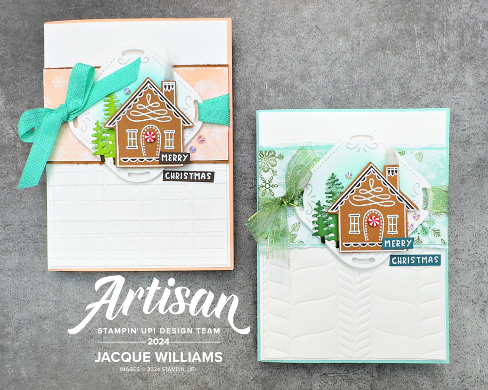 Stampin up humble home gingerbread house christmas card extravaganza