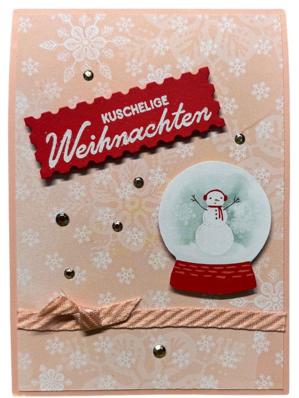 Pop up double gatefold weihnachtskarte basteln