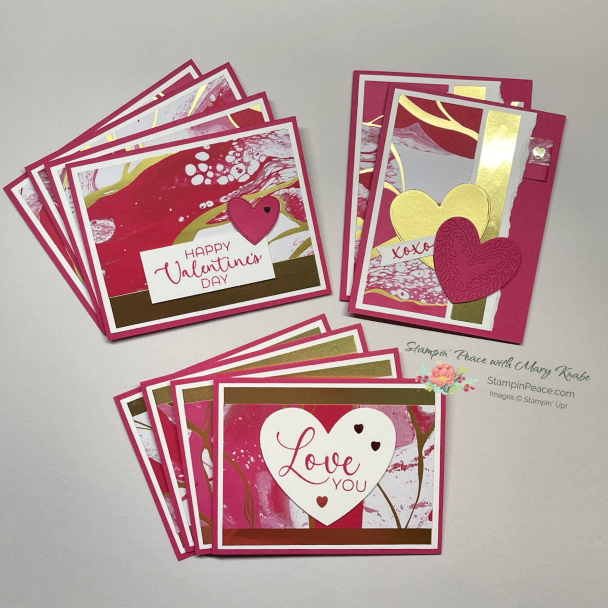 Stampin  up  marbled elegance suite   mary knabe  14 