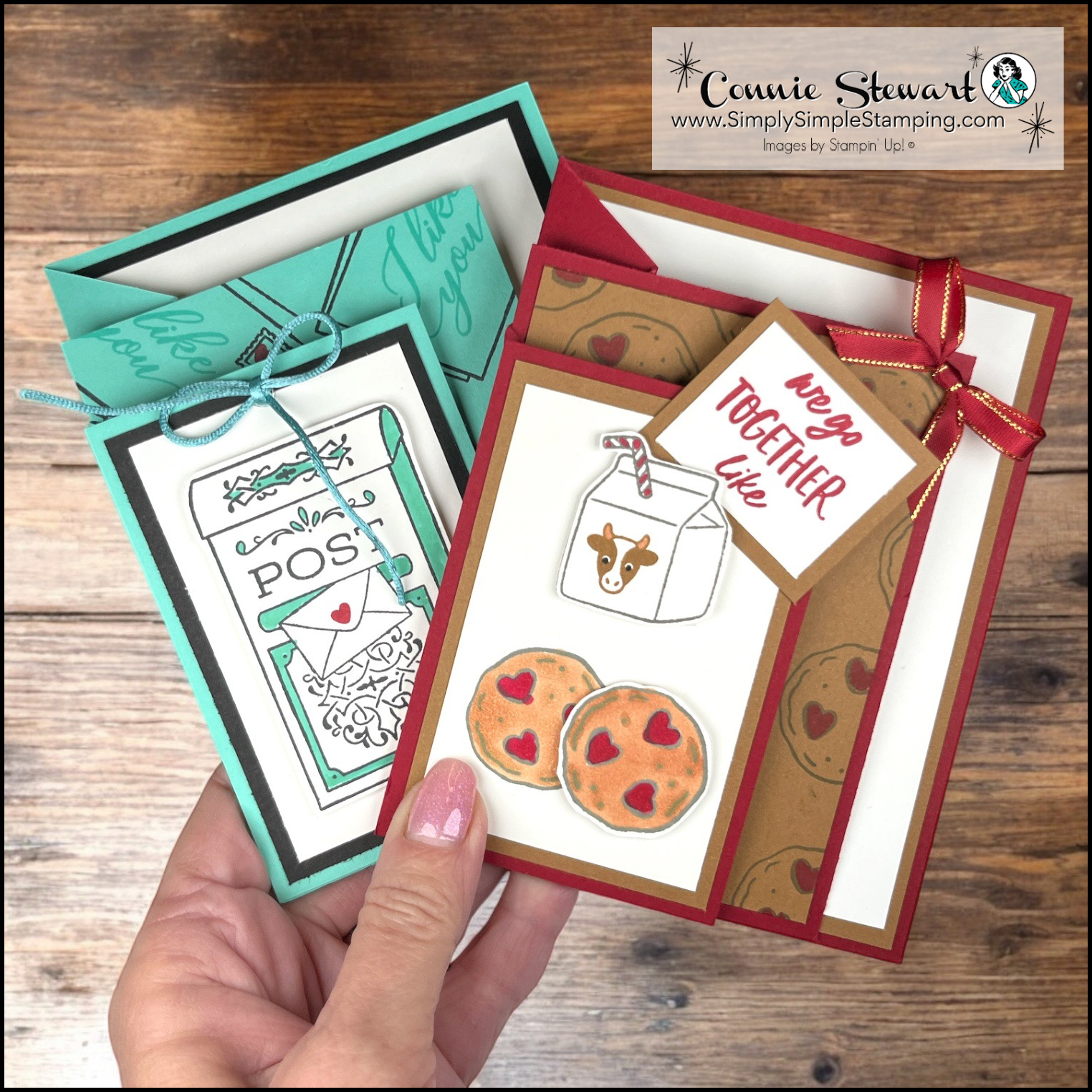 Diagonal tri fold cards 2025