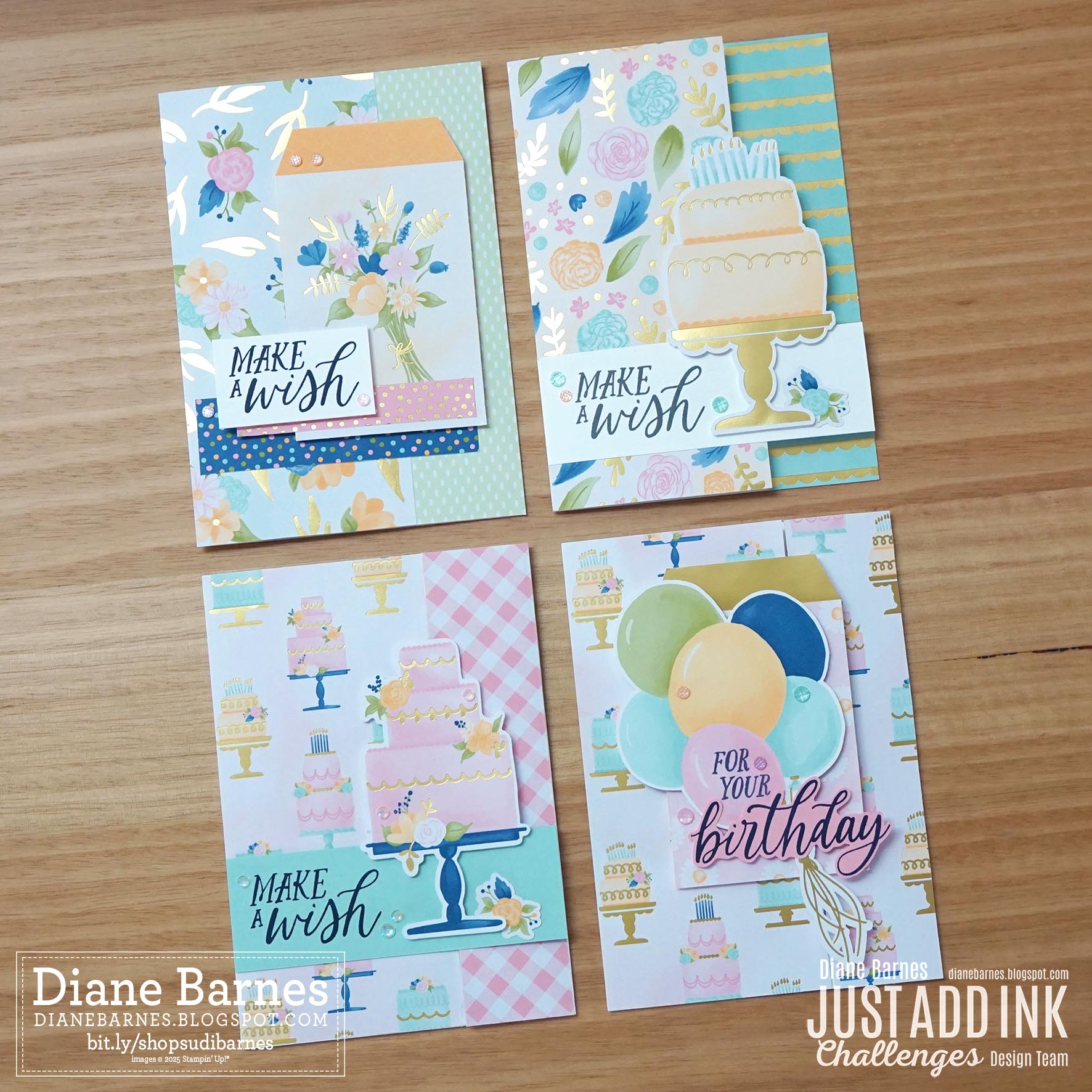 250115 wildflower birthday 4 cards same sketch 1 jai 734 1.2