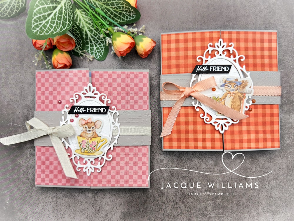 Stampin up storybook moments gate fold card baby card timeless plaid peter rabbit nz blog min
