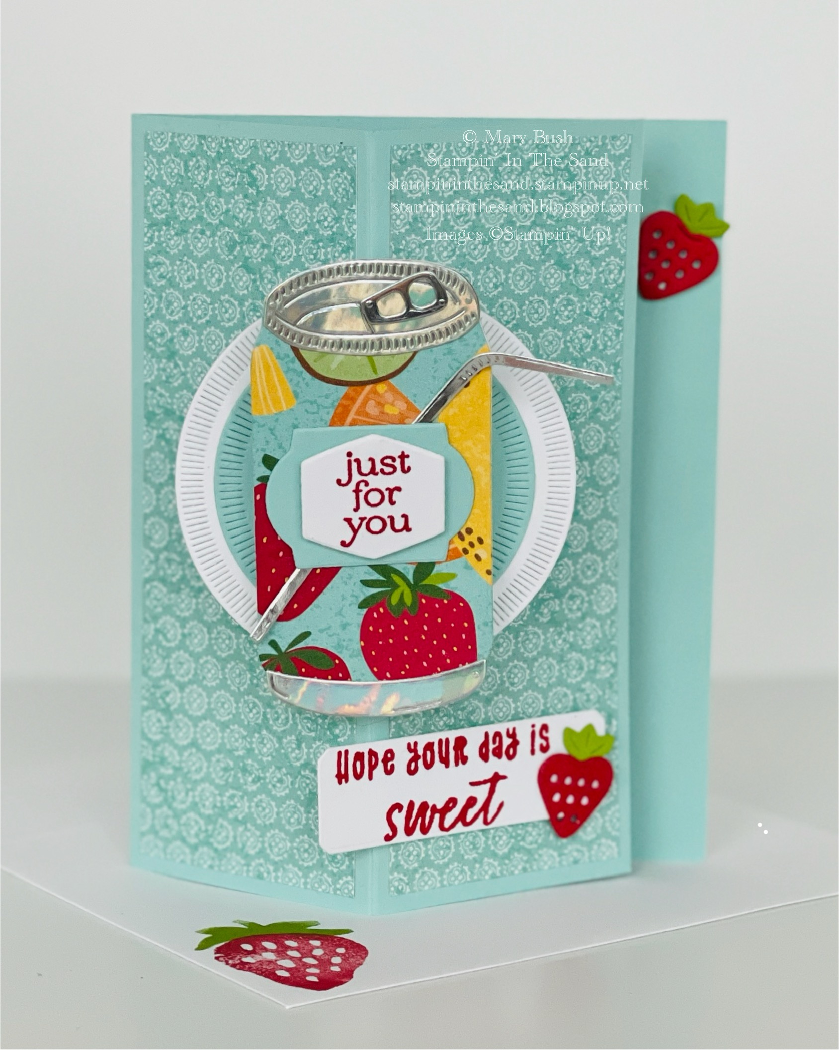 Fruitsaladsimplysparklingwobblerfunfoldcardmbush
