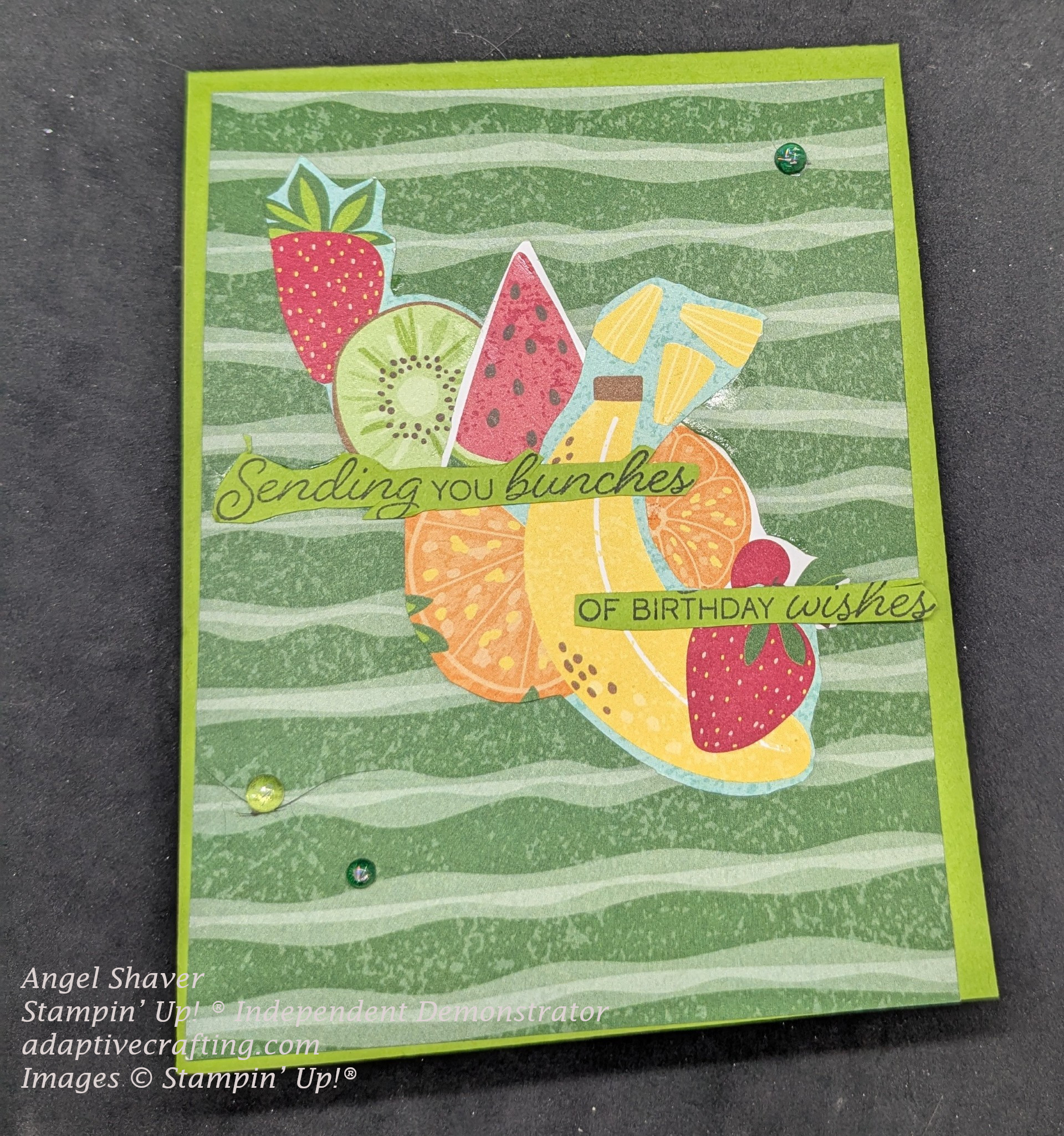Fruit salad outside